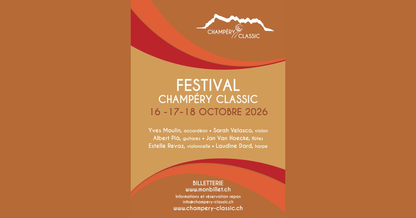Champéry Classic - Musique & Patrimoine – «Yves Moulin, accordéon et Sarah Velasco, violon» · monbillet.ch